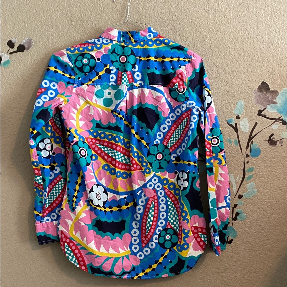 J.Crew classic fit boy shirt in Kaleidoscope Ratti 4 - Picture 4 of 9